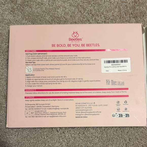 Beetles Gel Polish TIPEX Nail Tips - Picture 3 of 4